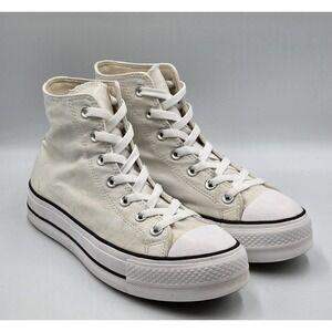 Converse Chuck Taylor Lift Platform High Top White Womens 9 560846F
